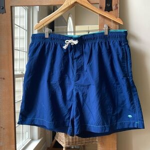 Onward Reserve Navy Swim Trunks Size XXL